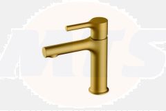 RAK Sorrento Standard Bsn Mxr In Brushed Gold RAKSOR3001G Bathroomsuites