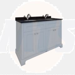 RAK Washington 1200Mm Double Bsn Unit In White RAKWBU120500 Bathroomsuites