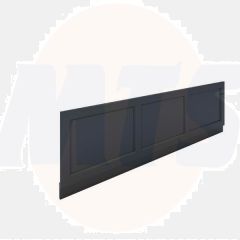 RAK Washington 1800 Bath Front Panel In Black RAKWFP180504 Bathroomsuites
