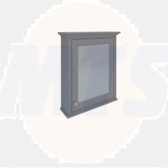 RAK Washington 600Mm Mirror Cabinet In Grey RAKWMC60503 Bathroomsuites