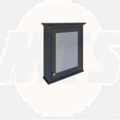 RAK Washington 600Mm Mirror Cabinet In Black RAKWMC60504 Bathroomsuites