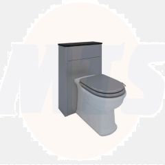 RAK Washington 550Mm Wc Unit In Grey RAKWWC55503 Bathroomsuites