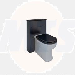 RAK Washington550Mm Wc Unit In Black RAKWWC55504 Bathroomsuites