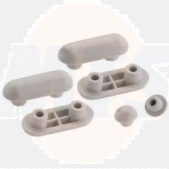 Keramag Plus4 - Renova Nr. 1598123 buffers round and oval Toilet Seat and Buffers