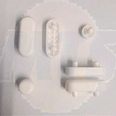 Replacement Toilet Seat Buffer Set for Duravit  and Villeroy & Boch 1930's 0062210000 - 1001420000 / 4021534129315