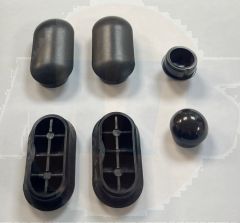 JACOB DELAFON REVE BOWL TOILET SEAT BUFFERS BLACK