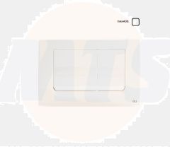 OLI RIA DUAL BRANCA/ WHITE FLUSH PLATE 640581