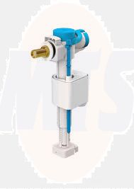 Roca A822509200 Dual fill valve mechanism with compact metal thread and quick filling