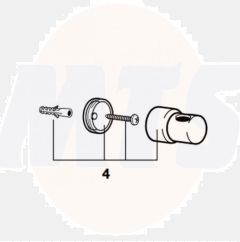 Roca AG0041300R - Kit Fixing Tubes Columns Shower Refill 