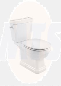 Roca Carmen close-coupled Rimless WC with dual outlet A3420A7000