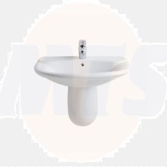 Roca Giralda Wall-hung cloakroom basin 450 x 340mm 1 taphole A327464000