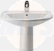 Roca Giralda Wall-hung basin 700 x 555mm 1 taphole A327461000