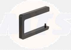 Roca Tempo Toilet Roll Holder Without Cover Black Titanium A817034022