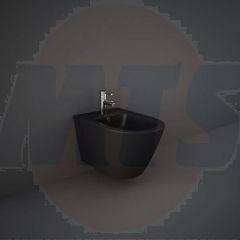 RAK Feeling Wh Bidet In Matt Black RST07504A Bathroomsuites