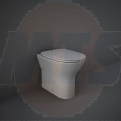 RAK Feeling Rimless Btw Pan In Matt Grey RST19503A Bathroomsuites