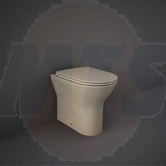 RAK Feeling Rimless Btw Pan In Matt Cappuccino RST19514A Bathroomsuites