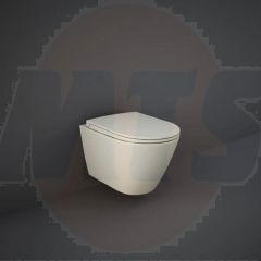 RAK Feeling Rimless Wh Pan In Matt Greige RST23505A Bathroomsuites