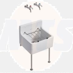 A/Shks S047501 Birch 46cm Cleaners Sink Complete