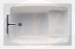 A/Shks S125401 Showertub Plain Bath 1200 Wht