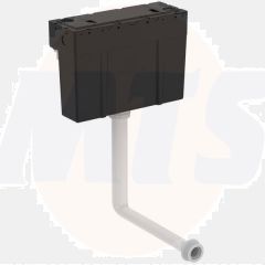 Ideal Standard S332767 Conceala 3 cistern, pneumatic actuation, 6/4 litre dual flush, easy adjustable to low water volumes for water saving, internal overflow, flushpipe included. No button / flushplate. Side, bottom and top supply options available