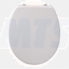 Armitage Shanks S405801 Contour 21 Toilet Seat & Cover for 355mm High Pan, Bottom Fixing Hinges White