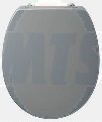 Contour 21 standard toilet seat and cover - bottom fixing hinges - Grey S4058LJ