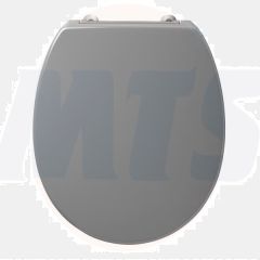 Contour 21 standard toilet seat and cover - bottom fixing hinges - Grey S4058LJ