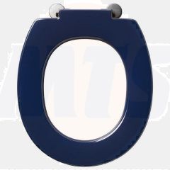 Armitage Shanks Contour 21 standard toilet seat with retaining buffers - no cover - top fixing hinges  S406636  /  50178303821
