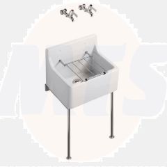 A/Shks S591501 Birch 46cm Cleaners Sink + Grating