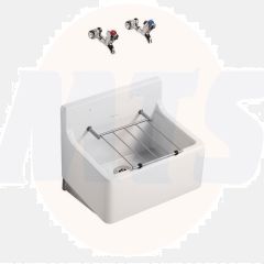 A/Shks S592001 Birch 51cm Cleaners Sink + Grating