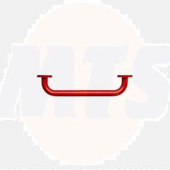 A/Shks S6452GQ Con21 Str Grab Rail Red 45cm