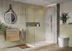 I8 WET ROOM SCREEN 1200MM X 2000MM S8-WET1200CHR