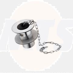 SNK WST CHROME SLOTTED 1 1/2"