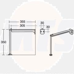 A/Shanks S9281MY 900mm S/S Leg Set