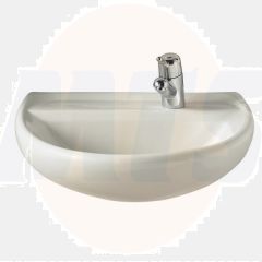 Twyford.SA4355WH.Sola.Medical.Basin.600.1TH.RH...