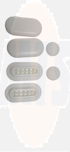 San4U 1499272 (47604) buffers round and oval toilet seat Opus 2 slimseat