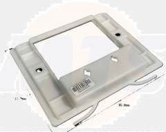 SANICA CONCEALED CISTERN FLUSH PLATE BACK PLATE