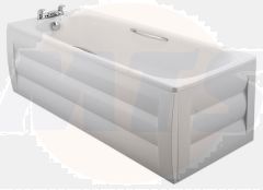 Twyford.1.700.x.700mm,.chrome.plated.grips,.2.centre.tap