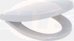 SCHWAB TOILET SEAT D-STAR 300, white 1409263401 EAN: 8711778159563