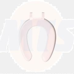 Celmac.SCR53WH.Crescent.Seat.Only.(SS.Ftgs).Wht...