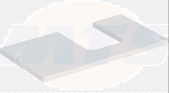 Geberit ONE washtop, right cut-out, for lay-on washbasin, bowl shape: B=90cm, H=3cm, T=47cm, white / matt coated  505.313.00.2