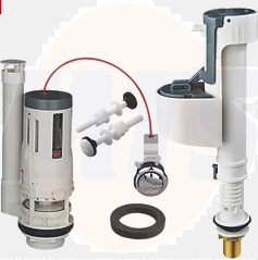 Dual flush & bottom entry inlet valve kit F-A-1089