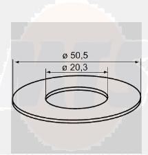 Sanit Flush Valve Seal 04.013.00..0000