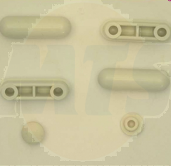 Keramag Renova 598124 Toilet Seat  Buffers