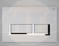 RAK Chrome Rectangular Geberit Flush Plate FS04RAKCPM Chrome finish
For use with concealed cistern only (FS12RAK)