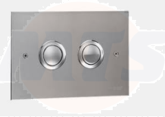 Flush Plate button Evolut Cubik Tropea3 VS0871735 gloss INOX VALSIR 8023857191785