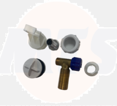 Duravit Starck Me by retrofit kit 0075041000 chrome for cistern connection centre 274.629.00.1 Missing Parts.