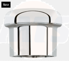 A Roca A525094400 replacement diverter knob for a bath-shower mixer. This knob is used to switch the water flow between the bath faucet and the showerhead. 