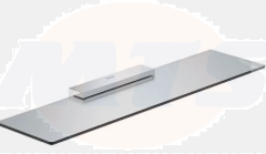 Roca Hotels Round Shelf 450mm Chrome A817593c00 - Sleek Bathroom Accessory