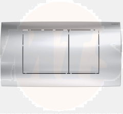 Geberit Twinline-30 Dual Flush Button and Rectangular Plate - Gloss and Matt Chrome Plated – Quality Toilet Spare Parts UK | My Toilet Spares